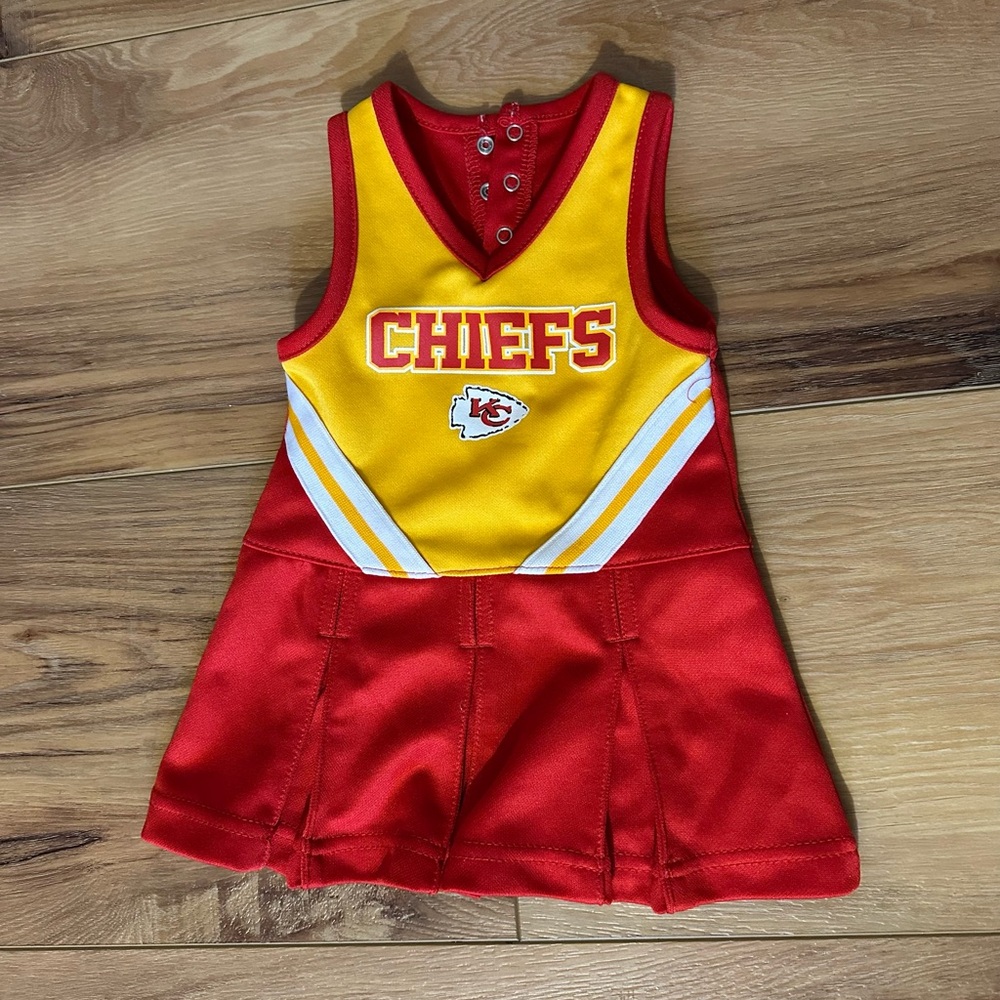 Chiefs Cheerleader Dress - Red and Yellow
